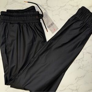 Sweaty Betty Danca Leather Look Sweat Pants